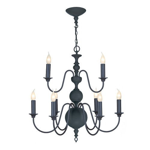 Flemish 9 Light Pendant In Bespoke Finish